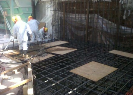 Fundaciones galpón de acopio en minera TECK de Andacollo